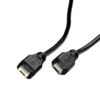 ROLINE USB 2.0 Kabel, Micro USB A ST - Micro USB B ST 1,8m, 1,8 m, Micro-USB A, Micro-USB B, USB 2.0, Männlich/Männlich, Schwarz