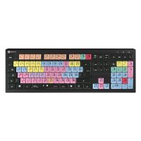 Logickeyboard ASTRA 2, Volle Größe (100%), Kabelgebunden, USB, Scherenschalter, AZERTY, Schwarz