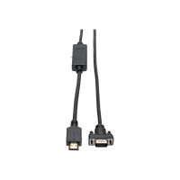 Eaton Tripp Lite Series HDMI to VGA Active Adapter Cable (HDMI to Low-Profile HD15 M/M)