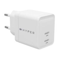 Targus HyperJuice - Netzteil - GaN - 35 Watt - QC 3.0, Power Delivery 3.0 + PPS - 2 Ausgabeanschlussstellen (24 pin USB-C)