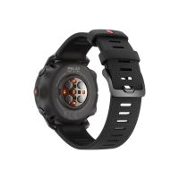 POLAR Grit X Pro - Titan - Sportuhr mit Band - perforiertes Leder - grau - Bandgröße: M/L - Anzeige 3 cm (1.2")