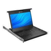 Vertiv Avocent Local Rack Access - KVM-Konsole mit KVM-Switch - 8 Anschlüsse - USB - Deutsch - 48.3 cm (19")