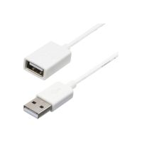 StarTech.com 3m USB 2.0 Verlängerungskabel A auf A - Stecker/Buchse - Weiß - USB A (St)