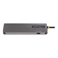 StarTech.com USB C Multiport Adapter, 4K 60Hz HDMI Video, 3-Port 5Gbps USB-A 3.2 Hub, 100W Power Delivery Passthrough, GbE, USB Type-C Mini Travel Dock with Charging, 12in/30cm Cable - USB C Laptop Docking Station (127B-USBC-MULTIPORT)