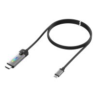 j5create JCC157 - Adapterkabel - 24 pin USB-C männlich zu HDMI männlich - 1.8 m - abgeschirmt - Weltraum grau/schwarz - unterstützt 4K 144 Hz (3840 x 2160)