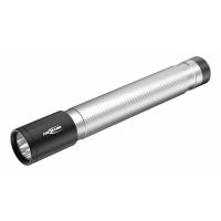 Ansmann 1600-0428, Taschenlampe, Schwarz, Silber, Aluminium, Tasten, IPX4, -10 - 25 °C