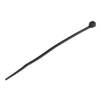 StarTech.com Kabelbinder 100x2 mm - Selbstsichernde Nylon-Kabelbinder mit Gebogener Spitze, Bündeldurchmesser bis zum 22 mm, 8 kg Zugfestigkeit, 94V-2/UL, 1000 Stück - Schwarz (CBMZT4BK)