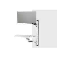 DIGITUS Arbeitsplatz (Monitor, Tastatur, Maus) Wandmontage