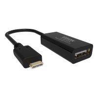 TECH DATA VISION - Videoadapter - USB-C männlich zu DisplayPort weiblich - 15 cm - Schwarz - 8K60Hz (7680 x 4320)