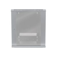 Intellinet Network Cabinet, Wall Mount (Standard), 15U, Usable Depth 510mm/Width 510mm, Grey, Flatpack, Max 60kg, Metal & Glass Door, Back Panel, Removeable Sides, Suitable also for use on desk or floor, 19",Parts for wall install (eg screws/rawl plugs)