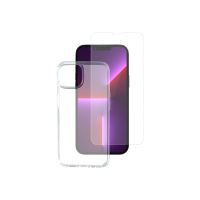 4smarts 360° Starter Set - Schutzhülle hintere Abdeckung für Mobiltelefon - fettabweisende Beschichtung, Thermoplastisches Polyurethan (TPU)
