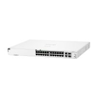 HPE Networking Instant On 1960 24G 20p Class4 4p Class6 PoE 2XGT 2SFP+ 370W Switch - Switch - L3 Lite - managed - 24 x 10/100/1000 + 2 x 10 Gigabit SFP+ + 2 x 100/1000/10GBase-T - an Rack montierbar - PoE (370 W)