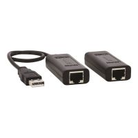 Eaton Tripp Lite Series USB over Cat5/Cat6 Extender Kit 1-Port with Power over Cable - USB 2.0, Up to 164 ft. (50 m)