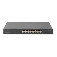 DIGITUS 24-Port Gigabit Netzwerkswitch, 19 Zoll, unmanaged, 2 Uplink Ports, SFP