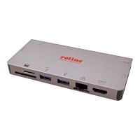 ROLINE Dockingstation - USB-C 3.2 - VGA, HDMI