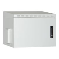 DIGITUS Professional DN-19-16U-I-OD-2 - Schrank Netzwerkschrank - geeignet für Wandmontage - Grau, RAL 7035 - 16U - 48.3 cm (19")