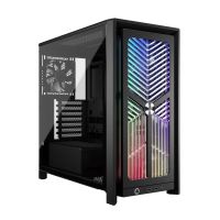Corsair RAME 4000X RS, Midi Tower, PC, Schwarz, ATX, EATX, micro ATX, Mini-ITX, Stahl, Gehärtetes Glas, Kunststoff, 17 cm