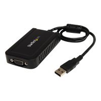 StarTech.com USB VGA Adapter - 1920x1200 - Multi Display Adapter Kabel - Externe Monitor Grafikkarte - 1080p - USB 2.0 - USB/VGA-Adapter - TAA-konform - USB (M)