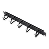 ROLINE Patch Panel - 40 x 60 mm - Jet Black, RAL 9005 - 1U - 48.3 cm (19")