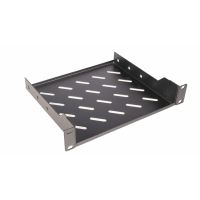 Equip Fester Fachboden 10', 1HE, 200mm, Schwarz, Regalboden, Schwarz, 1U, Türkei, 25,4 cm (10"), 255 mm
