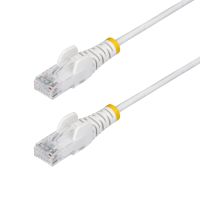 StarTech.com N6PAT25CMWHS, 0,25 m, Cat6, U/UTP (UTP), RJ-45, RJ-45, Weiß