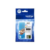 Brother LC421 Value Pack - 4er-Pack - Schwarz, Cyan, Magenta, Gelb