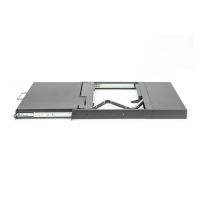 DIGITUS Modulare HD LCD KVM Konsole mit 17" TFT, 8-Port HDMI KVM Anschluss, Touchpad, türkisches Tastaturlayout