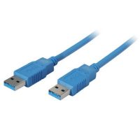 S/CONN maximum connectivity S/CONN 1.8m USB 3.0 A, 1,8 m, USB A, USB A, USB 3.2 Gen 1 (3.1 Gen 1), Männlich/Männlich, Blau