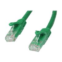StarTech.com 50cm CAT6 Ethernet Cable, 10 Gigabit Snagless RJ45 650MHz 100W PoE Patch Cord, CAT 6 10GbE UTP Network Cable w/Strain Relief, Green, Wiring is UL Certified/TIA - Category 6 - 24AWG (N6PATC50CMGN)