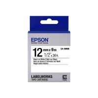 Epson LabelWorks LK-4WBN - Schwarz auf Weiß - Rolle (1,2 cm x 9 m)