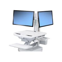 Ergotron SV Dual Monitor Kit - Aufstellung für 2 LCD-Displays (einstellbarer Arm)