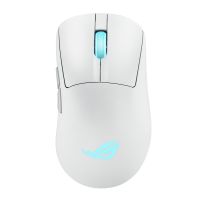 ASUS ROG Keris II Origin WHT, rechts, Optisch, RF Wireless + Bluetooth + USB Type-A, 42000 DPI, Weiß