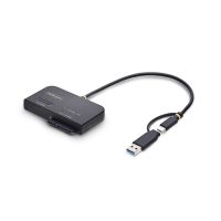 StarTech.com USB31CSAT3M2E, HDD, SSD, M.2, Serial ATA III, 2.5,3.5", USB 3.2 Gen 2 (3.1 Gen 2) Type-C, Schwarz, Acrylnitril-Butadien-Styrol (ABS)