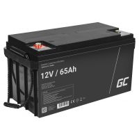 Green Cell AGM28, 65000 mAh, Plombierte Bleisäure (VRLA), 12 V, Schwarz, 1 Stück(e)