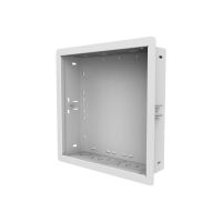 Peerless AV IB14X14-W - Befestigungskit (2 Montageplatten, Befestigungsring, Unterputzkasten, 2 Trockenbau-Klammern, Holzständer-Montageteile)