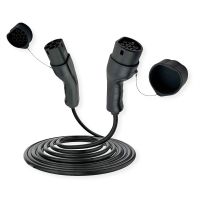 ROLINE 19.08.0013, Schwarz, Typ 2, Typ 2, Gerade, Gerade, IP54, IP65