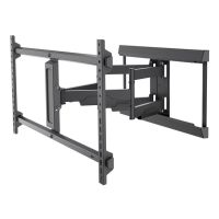 Goobay Fullmotion, 200 x 100 mm, 800 x 405 mm, -10 - 5°, -60 - 60°, 3°, Schwarz