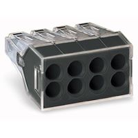 WAGO 773-108, Transparent, Kupfer, 400 V, 24 A, 24 x 19,5 x 13,1 mm, 4,605 g