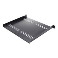 StarTech.com Belüfteter Server Rack Fachboden 1 HE - 40,6 cm Tief - Stahl - Rack - Regal - Schwarz - 1U - 40.6 cm (16")