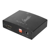 Lindy HDMI 4K Audio Extractor with bypass - HDMI-Audiosignal-Extractor