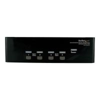 StarTech.com 4 Port DVI KVM USB Switch - 4-fach DVI Umschalter mit USB Hub
