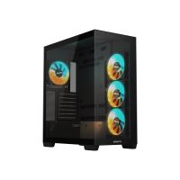 Gigabyte C500 PANORAMIC STEALTH - Mid tower - ATX - Seitenteil mit Fenster (gehärtetes Glas)