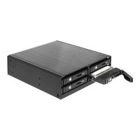 Delock 5.25" Mobile Rack for 4 x 2.5" SATA HDD / SSD - Gehäuse für Speicherlaufwerke mit Lüfter - 2.5" (6.4 cm)