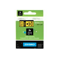 Dymo D1 - Selbstklebend - Schwarz auf Gelb - Rolle (1,9 cm x 7 m)