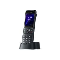 Yealink ax83H - Schnurloses VoIP-Telefon - mit Bluetooth-Schnittstelle mit Rufnummernanzeige/Anklopffunktion - IEEE 802.11a/b/g/n/ac/ax (Wi-Fi)