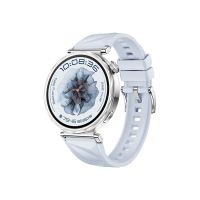 Huawei Watch GT 5 - 41 mm - Edelstahl - intelligente Uhr mit Riemen - Flouroelastomer - Blau - Handgelenkgröße: 120-190 mm - Anzeige 3.4 cm (1.32")