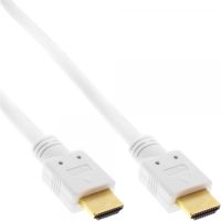 InLine HDMI-High Speed Kabel mit Eth. - Premium - ST / ST - weiß / gold - 2m