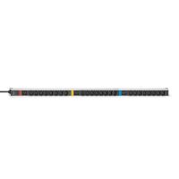 DIGITUS Basis IT PDU, 3-phasig 16A, 24 x C13, 3 x C19, 3 m Zuleitung, IEC 60309 16 A Stecker