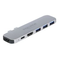 Delock Dockingstation - USB-C - HDMI - für Apple MacBook Pro (Anfang 2020, Ende 2016, Mitte 2017, Mitte 2018, Mitte 2019)