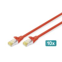 DIGITUS CAT 6A S/FTP Patchkabel, 10 Stück